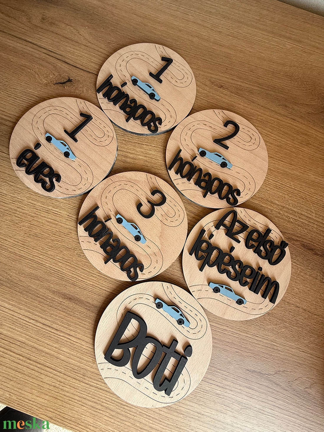 Baba mérföldkő - autós - otthon & életmód - babaszoba, gyerekszoba - babaszoba kép - Meska.hu