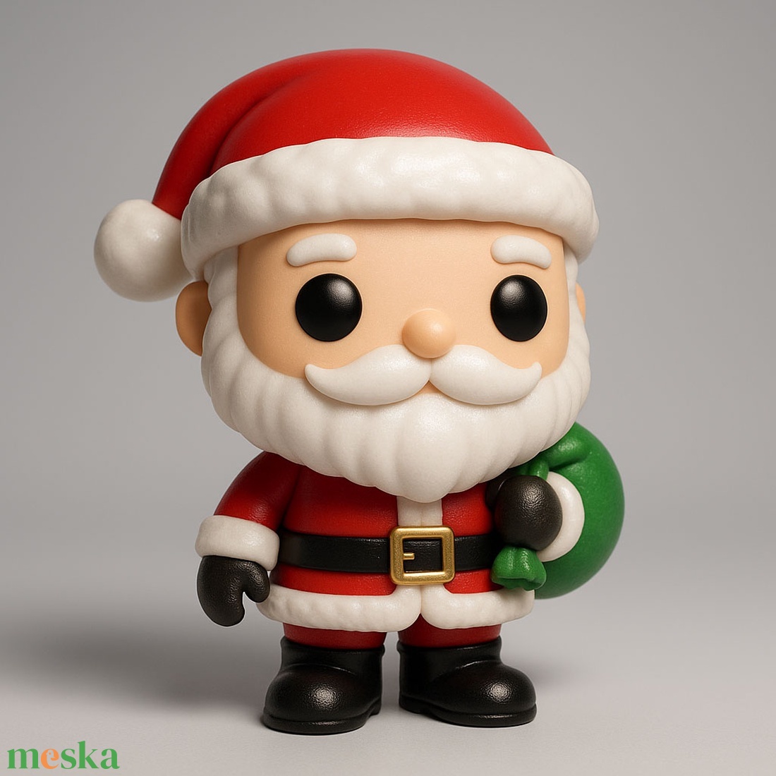 Mikulás - 9cm - karácsony - karácsonyi lakásdekoráció - karácsonyi manók, figurák - Meska.hu