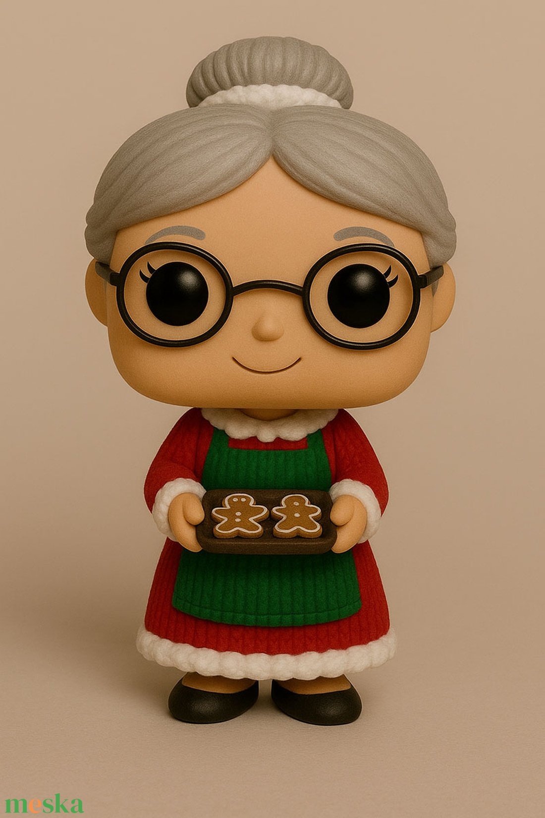 Télanyó - 9cm - karácsony - karácsonyi lakásdekoráció - karácsonyi manók, figurák - Meska.hu