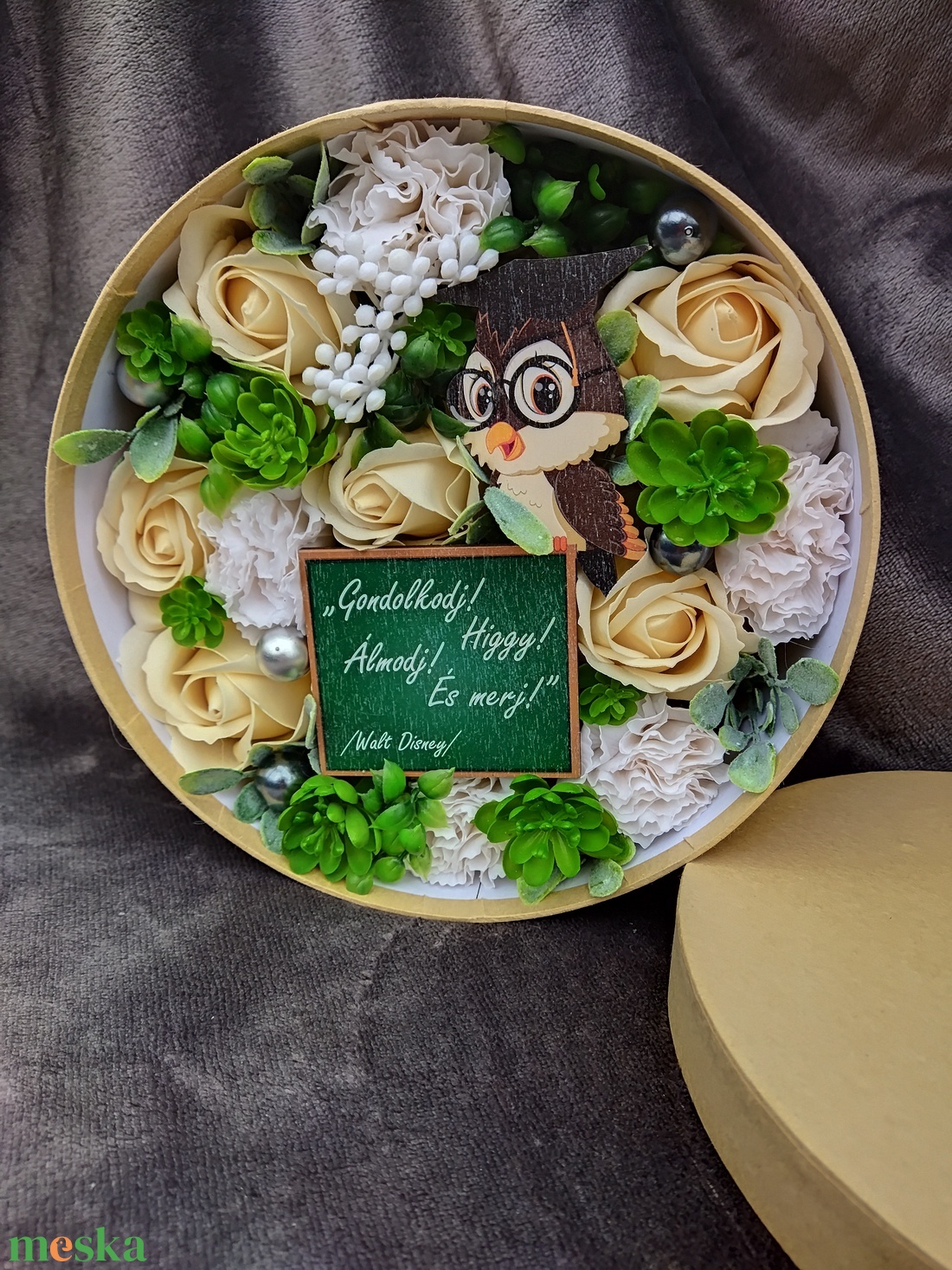 Ballagási emlék  - otthon & életmód - dekoráció - virágdísz és tartó - virágbox, virágdoboz - Meska.hu