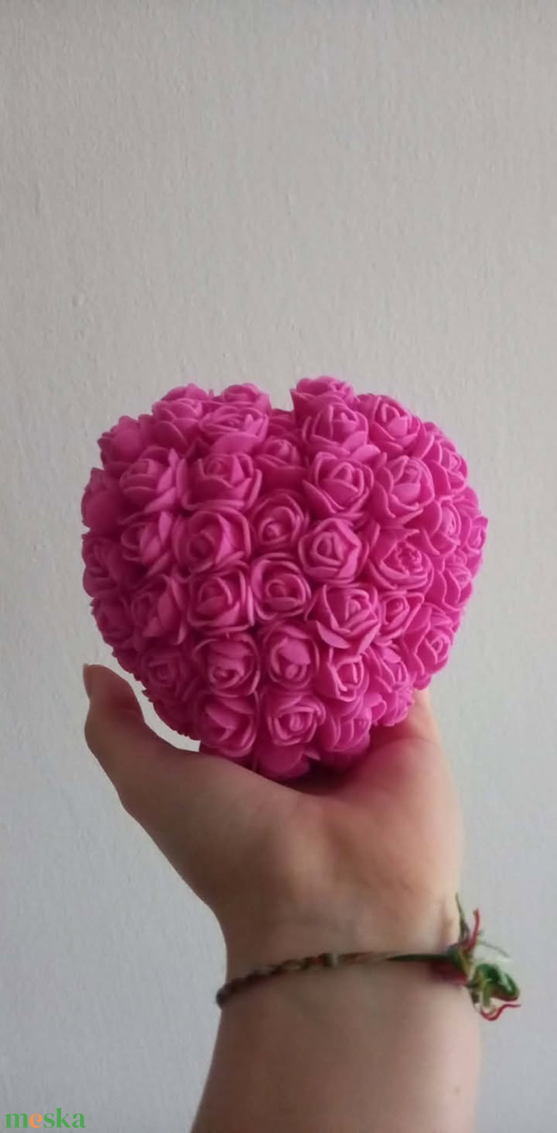 Sweet Rose Heart - otthon & életmód - dekoráció - asztal és polc dekoráció - asztaldísz - Meska.hu