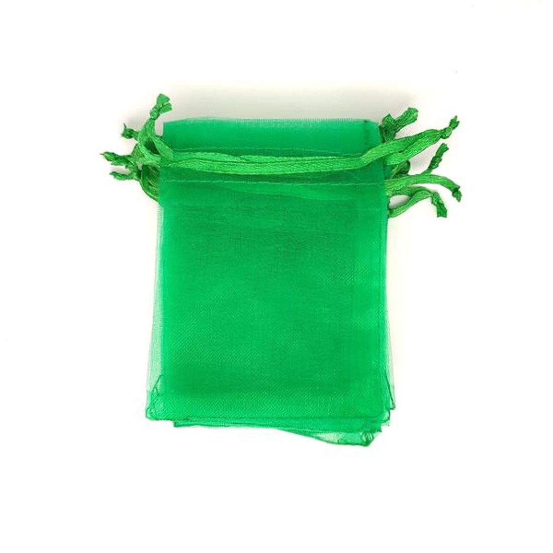 Organza ajándékszütyő sötétzöld 10x15cm - otthon & életmód - papír, írószer - ajándékozás kellékei - ajándékzsák, csomagolás - Meska.hu