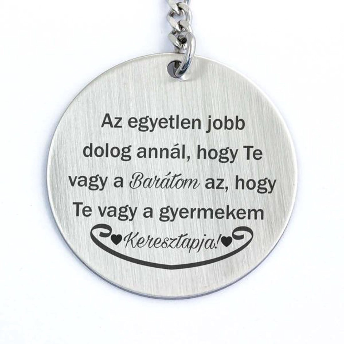 Te vagy a Barátom és Keresztapa acél medálos kulcstartó - táska & tok - kulcstartó & táskadísz - kulcstartó - Meska.hu Te vagy a Barátom és Keresztapa acél medálos kulcstartó - táska & tok - kulcstartó & táskadísz - kulcstartó - Meska.hu
