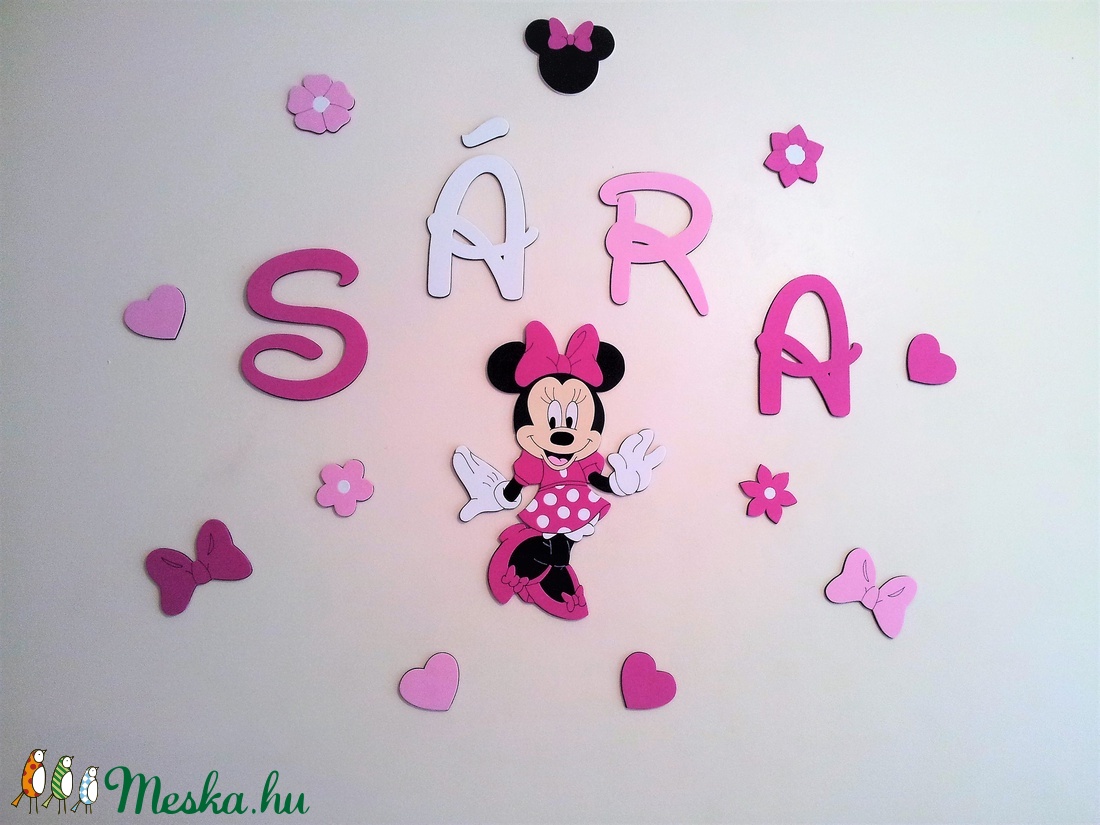 Dekorgumi gyerekszoba dekoráció Minnie mouse szett - - Meska.hu Dekorgumi gyerekszoba dekoráció Minnie mouse szett - - Meska.hu