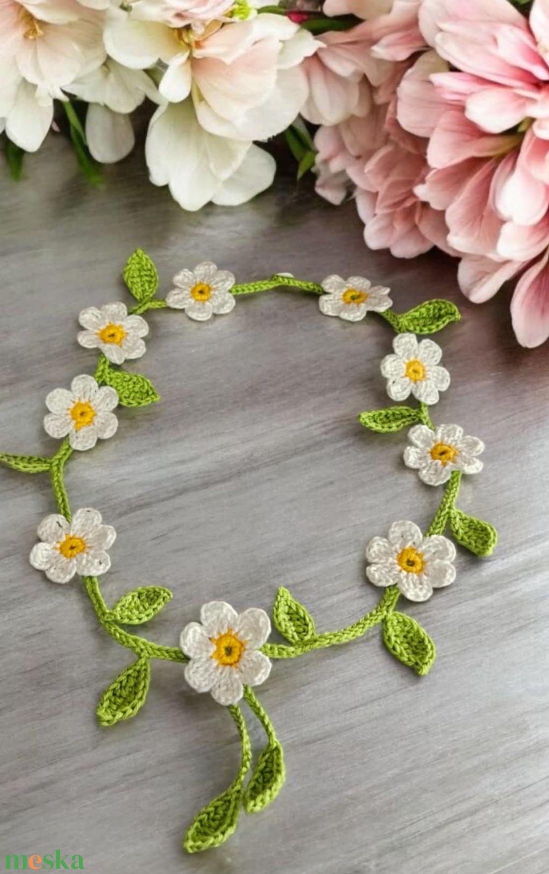 Horgolt nyaklánc - ékszer - nyaklánc - medál nélküli nyaklánc - Meska.hu Horgolt nyaklánc - ékszer - nyaklánc - medál nélküli nyaklánc - Meska.hu