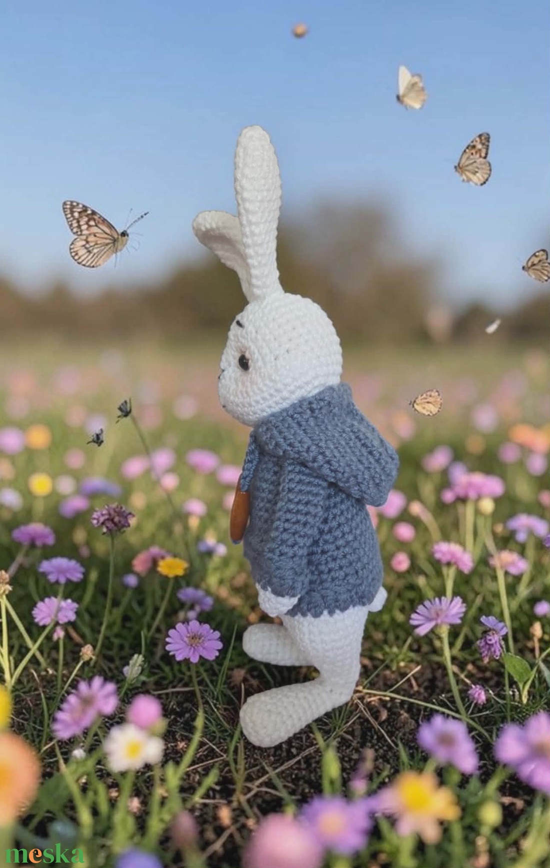 Vagány, horgolt nyuszi - játék & sport - plüssállat & játékfigura - más figura - Meska.hu