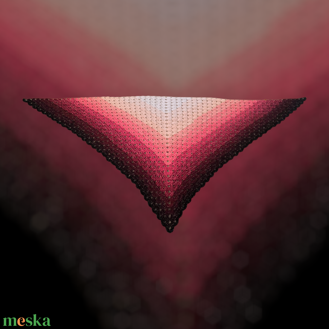 Horgolt, csillogó vállkendő - ruha & divat - sál, sapka, kendő - vállkendő - Meska.hu