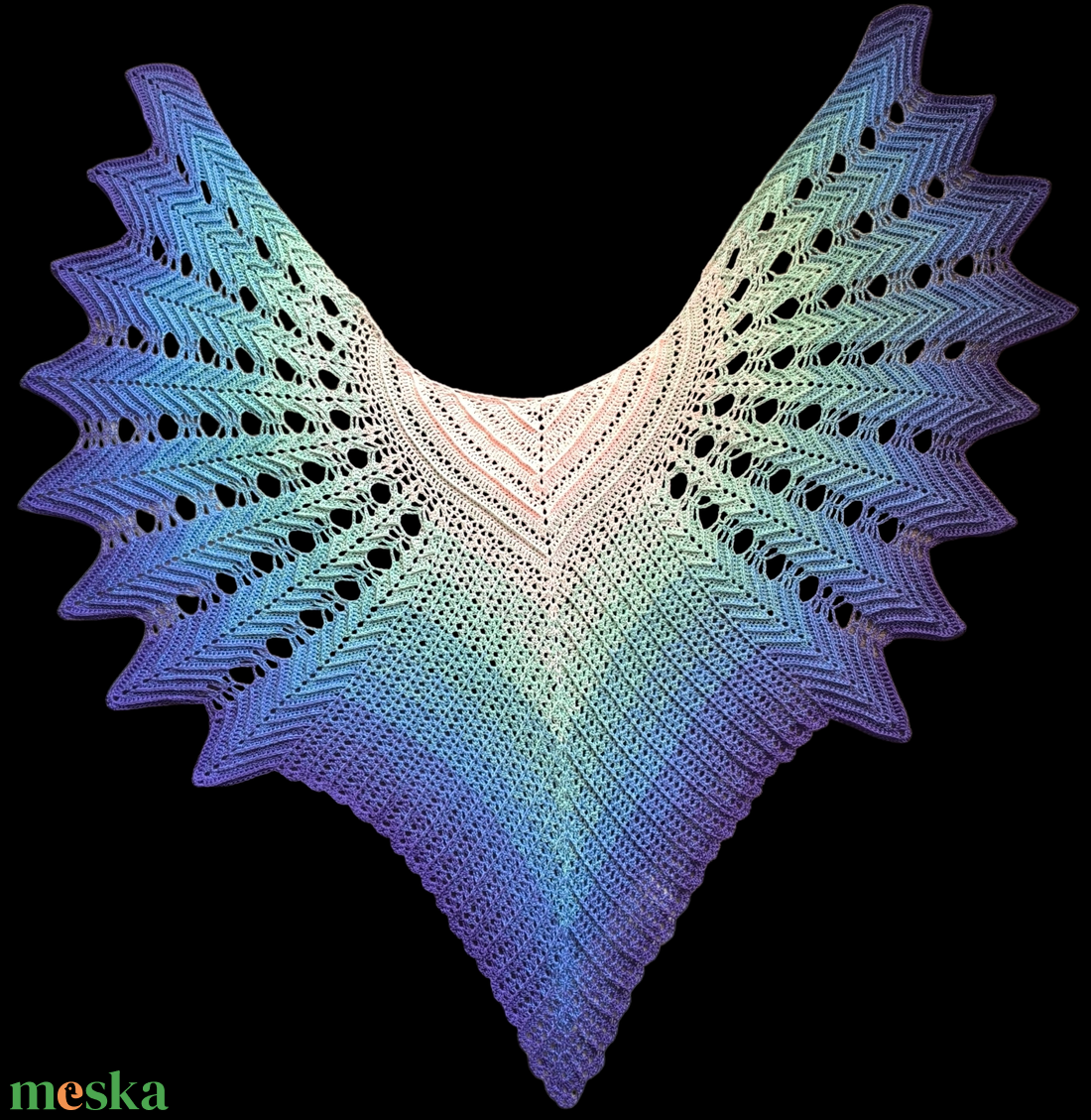 Vállkendő madárszárny formás - ruha & divat - sál, sapka, kendő - vállkendő - Meska.hu