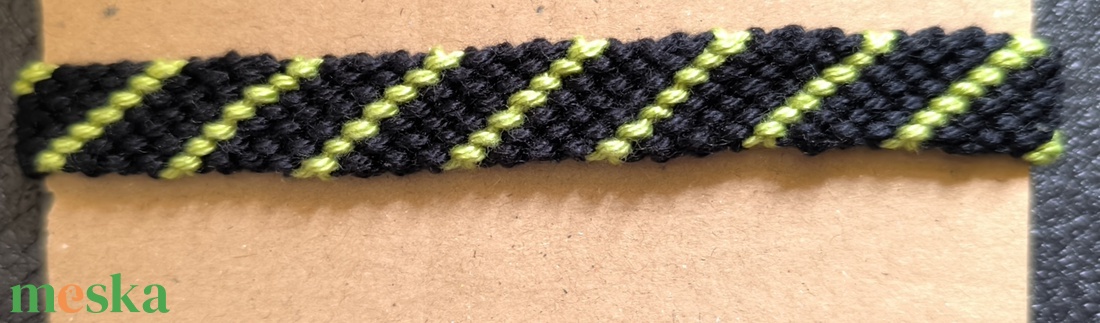 pamut karkötő - ékszer - karkötő - fonott karkötő - Meska.hu