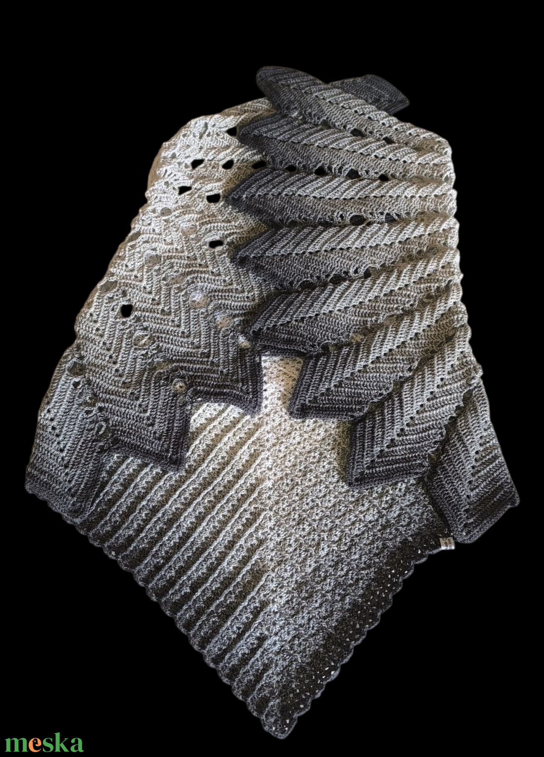 Vállkendő madárszárny formás - ruha & divat - sál, sapka, kendő - vállkendő - Meska.hu