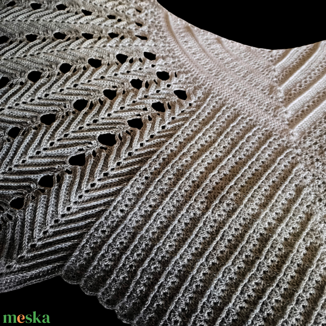 Vállkendő madárszárny formás - ruha & divat - sál, sapka, kendő - vállkendő - Meska.hu