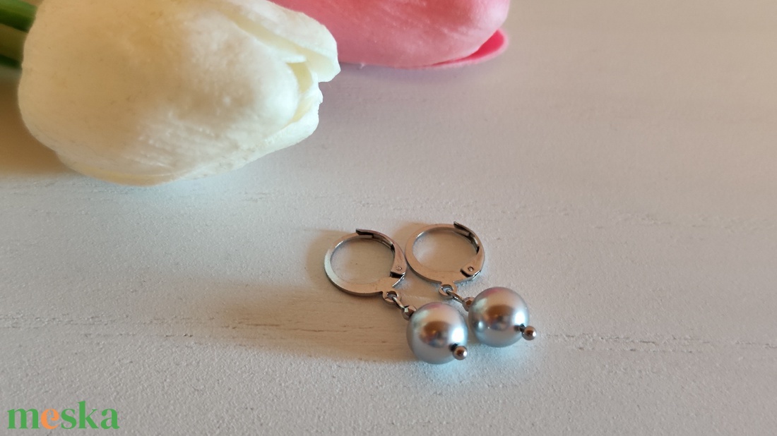 Shell pearl - hematit fülbevaló! - ékszer - fülbevaló - lógós kerek fülbevaló - Meska.hu Shell pearl - hematit fülbevaló! - ékszer - fülbevaló - lógós kerek fülbevaló - Meska.hu