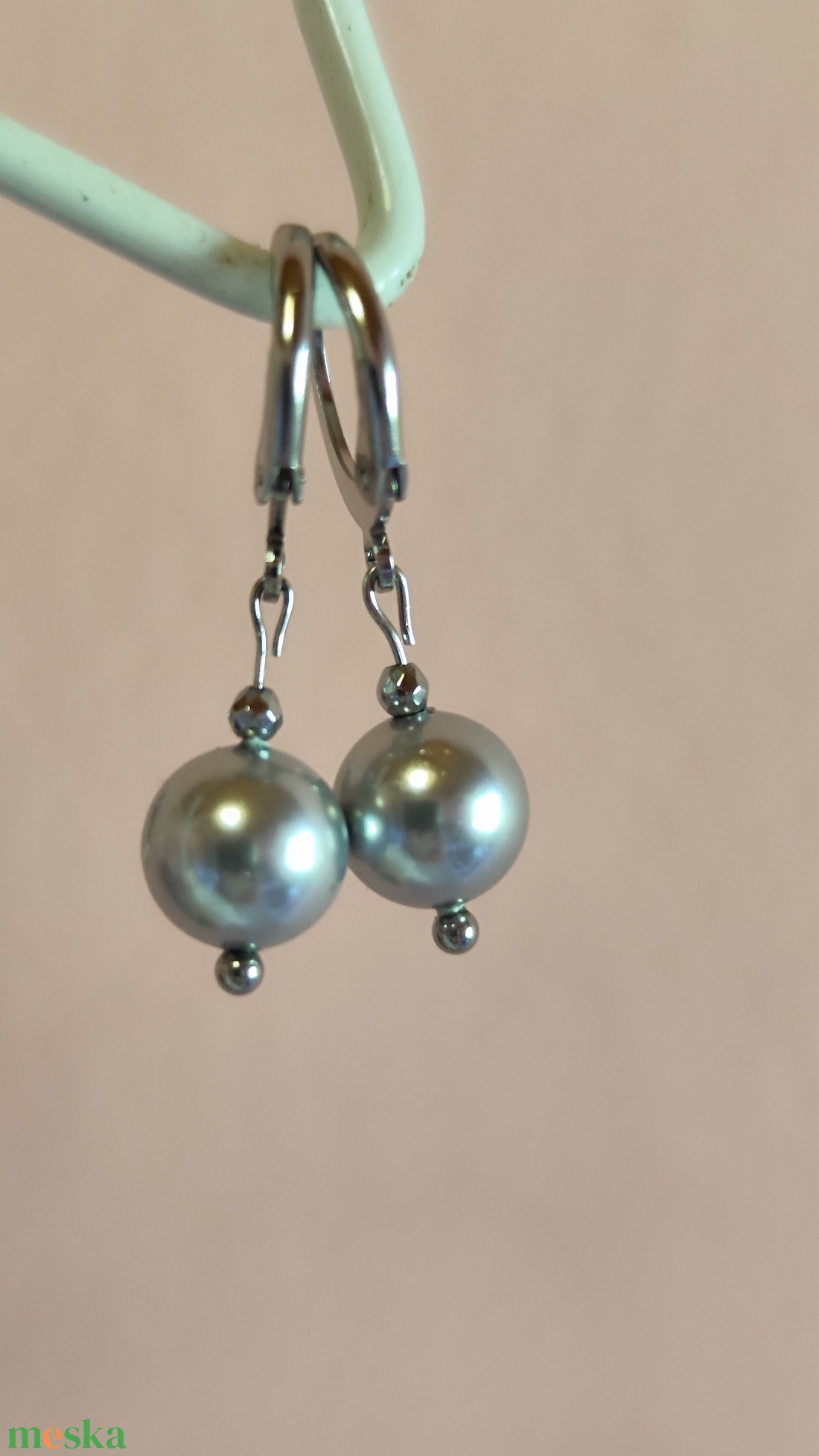 Shell pearl - hematit fülbevaló! - ékszer - fülbevaló - lógós kerek fülbevaló - Meska.hu Shell pearl - hematit fülbevaló! - ékszer - fülbevaló - lógós kerek fülbevaló - Meska.hu