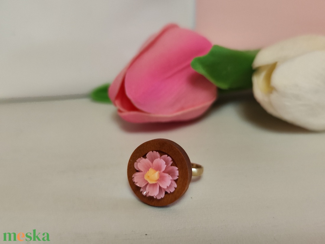 Virág cabochon állítható gyűrű. - ékszer - gyűrű - figurális gyűrű - Meska.hu Virág cabochon állítható gyűrű. - ékszer - gyűrű - figurális gyűrű - Meska.hu