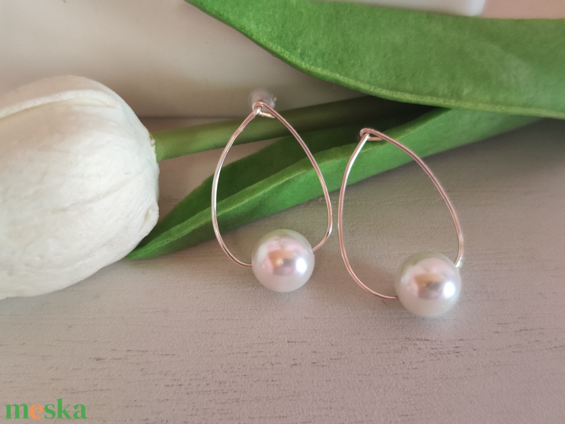 Shell pearl gyöngy fülbevaló. - ékszer - fülbevaló - lógó fülbevaló - Meska.hu Shell pearl gyöngy fülbevaló. - ékszer - fülbevaló - lógó fülbevaló - Meska.hu