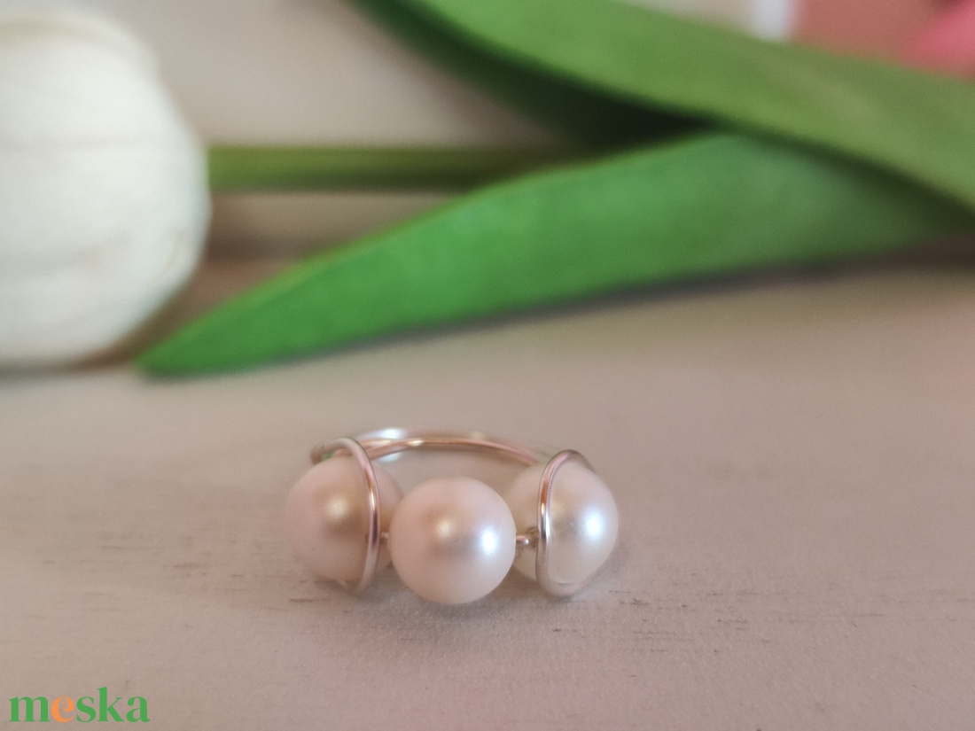 Egyedi shell pearl gyöngyös gyűrű - ékszer - gyűrű - gyöngyös gyűrű - Meska.hu Egyedi shell pearl gyöngyös gyűrű - ékszer - gyűrű - gyöngyös gyűrű - Meska.hu
