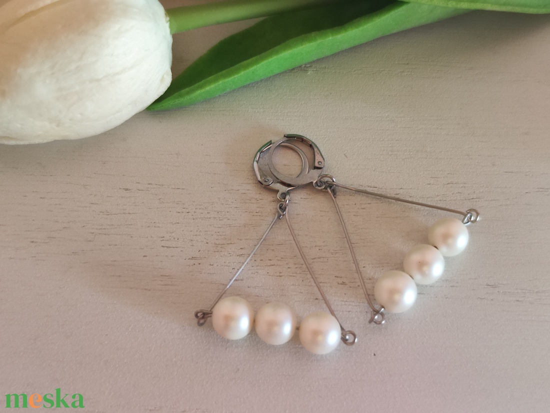 Egyedi, shell pearl fülbevaló - ékszer - fülbevaló - lógó fülbevaló - Meska.hu Egyedi, shell pearl fülbevaló - ékszer - fülbevaló - lógó fülbevaló - Meska.hu