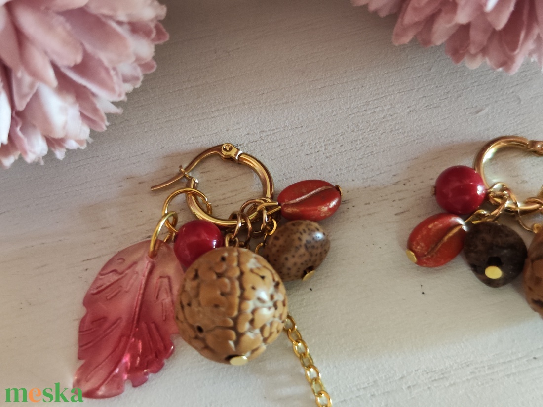 Nemesacél variálható gyöngyös fülbevaló! - ékszer - fülbevaló - lógó fülbevaló - Meska.hu