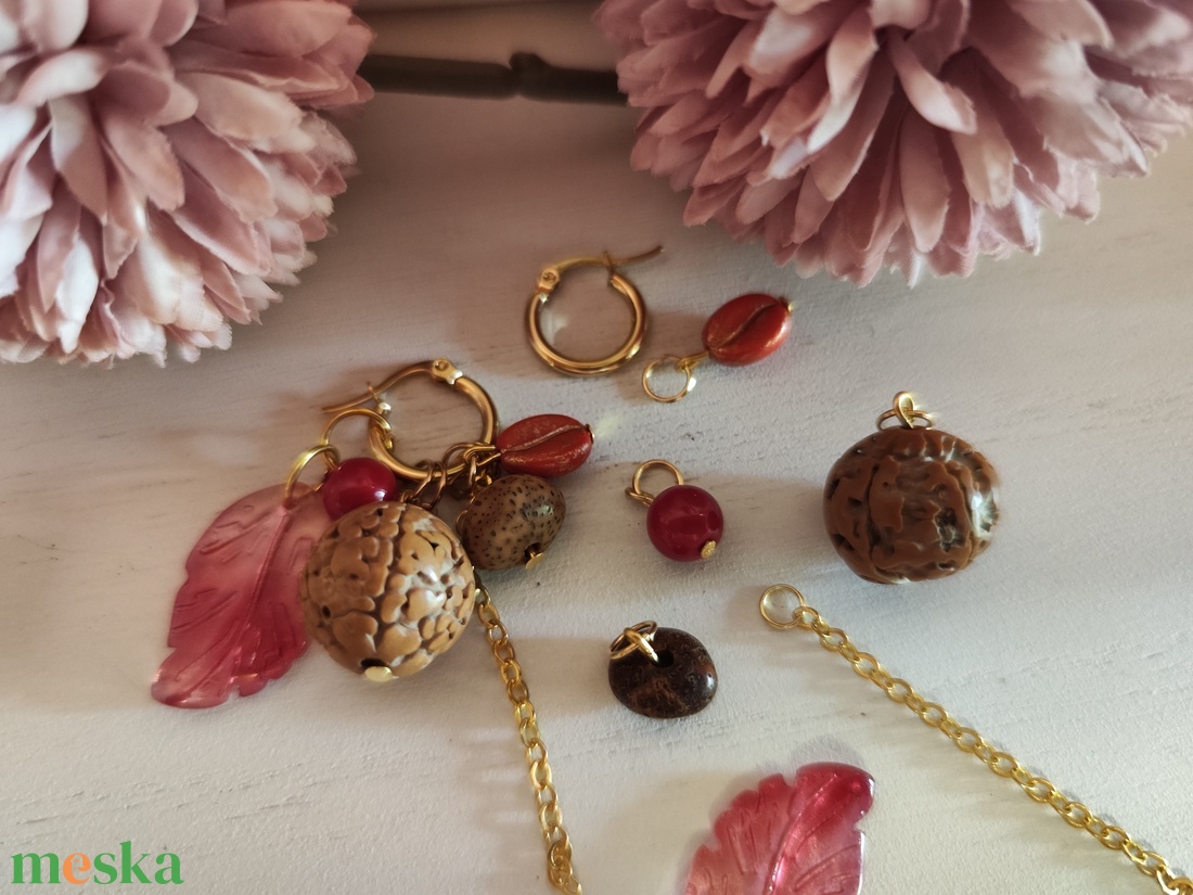 Nemesacél variálható gyöngyös fülbevaló! - ékszer - fülbevaló - lógó fülbevaló - Meska.hu