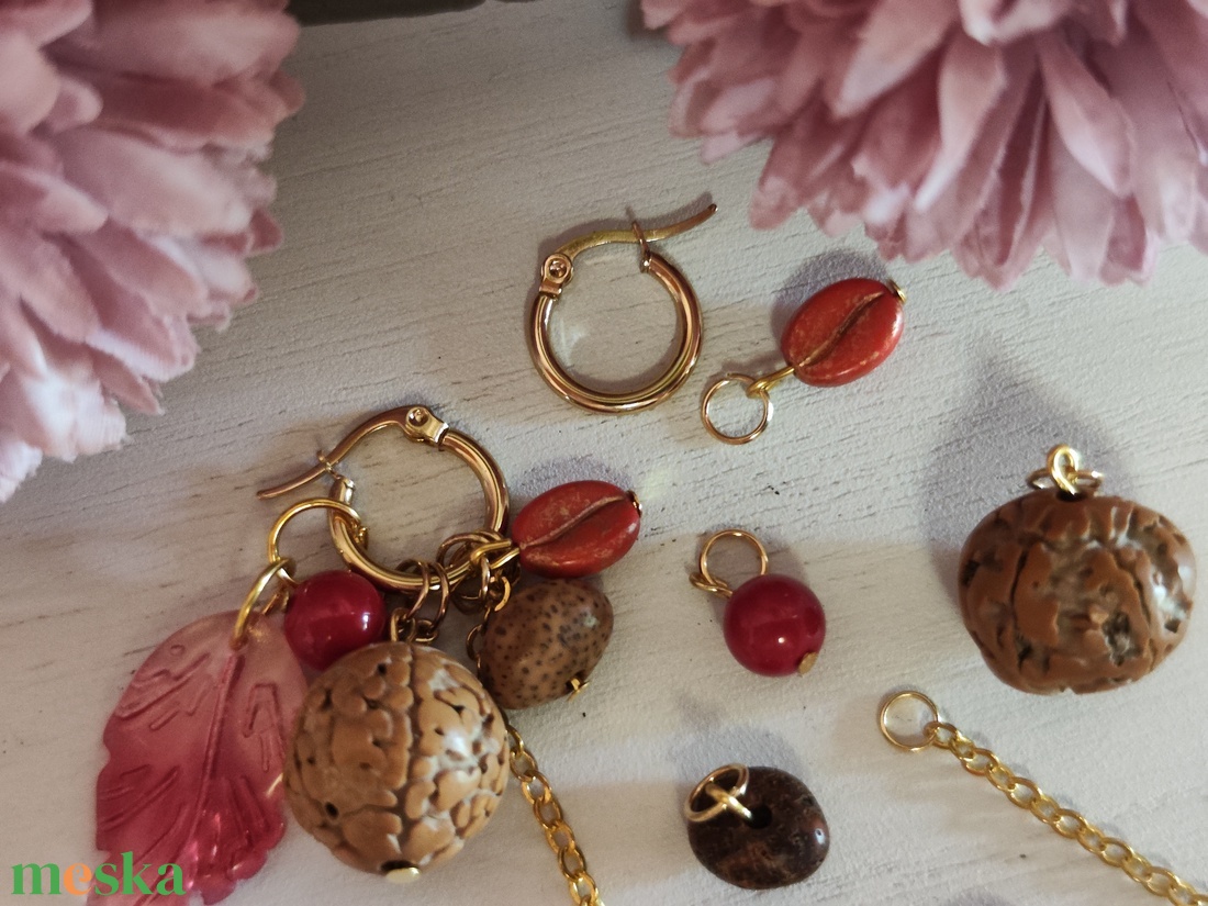 Nemesacél variálható gyöngyös fülbevaló! - ékszer - fülbevaló - lógó fülbevaló - Meska.hu