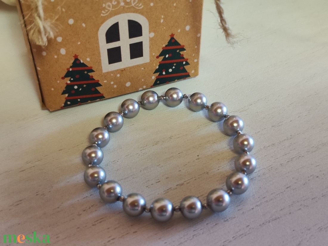 Shell pearl -hematit szett díszcsomagolásban! - ékszer - ékszerszett - Meska.hu