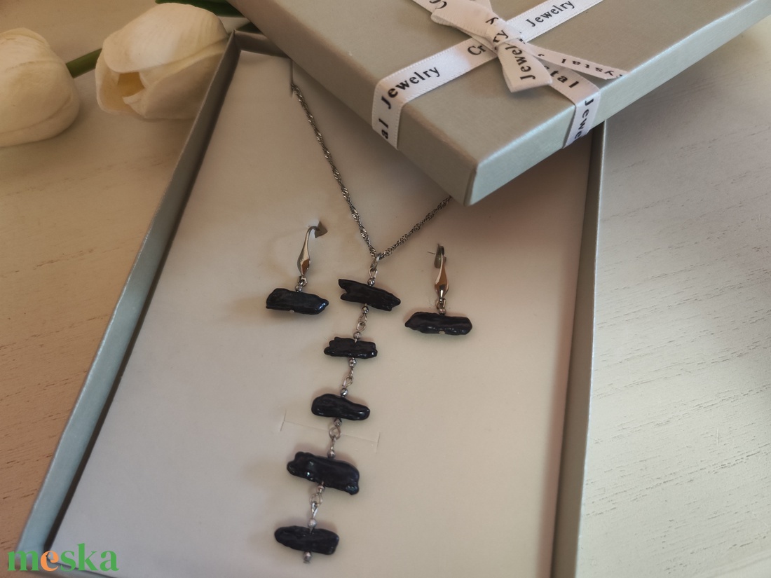 Különleges biwa- szett, díszdobozban! - ékszer - ékszerszett - Meska.hu