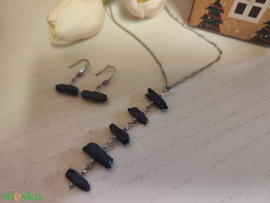 Különleges biwa- szett, díszdobozban! - ékszer - ékszerszett - Meska.hu