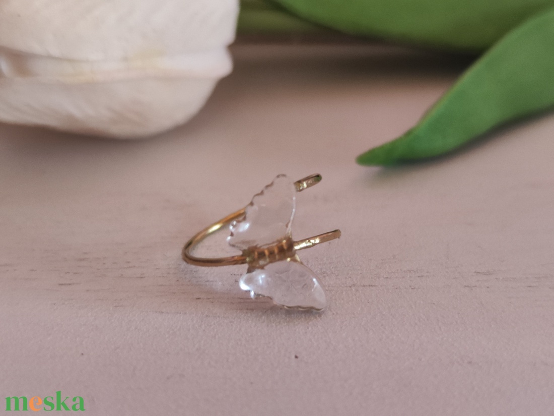 Kézzel készült sárgaréz gyűrű medállal! - ékszer - gyűrű - figurális gyűrű - Meska.hu