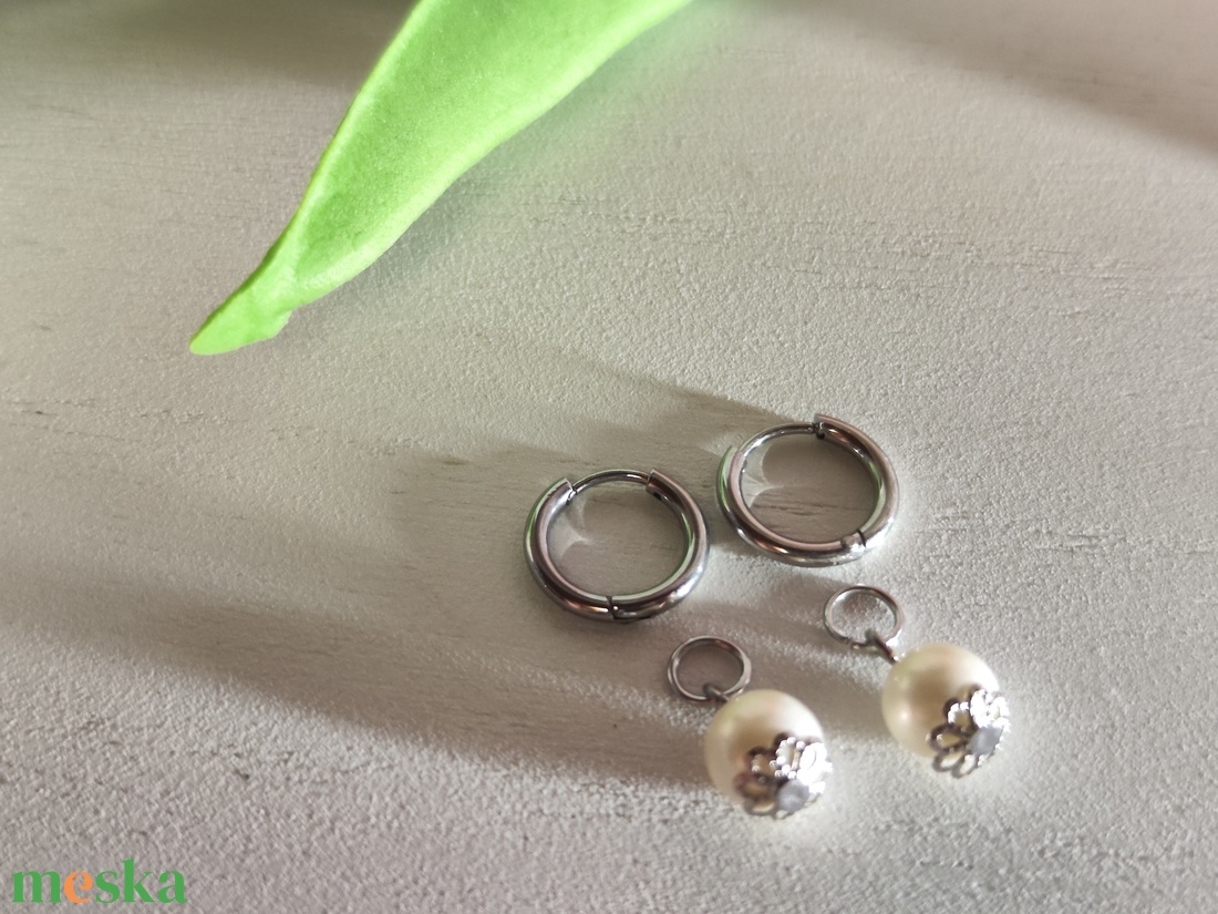 Különleges kagylógyöngy, ásvány szett, díszcsomagolásban! - esküvő - ékszer - ékszerszett - Meska.hu