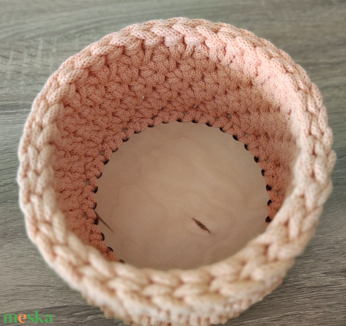 DIY szett - Az élet fája horgolt kosár - diy (csináld magad) - egységcsomag - Meska.hu