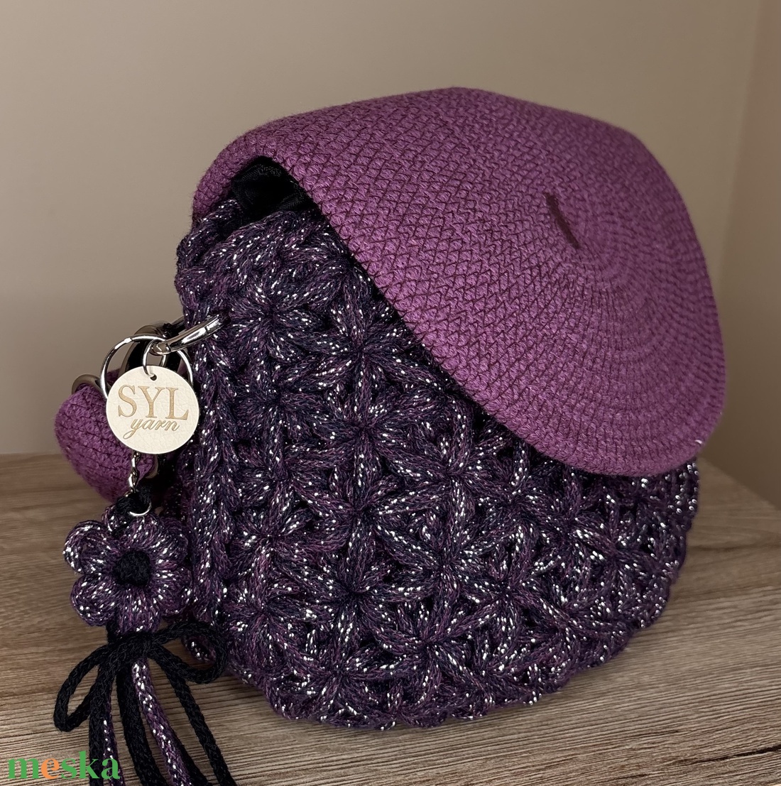 Jázmin crossbody táska - táska & tok - kézitáska & válltáska - vállon átvethető táska - Meska.hu