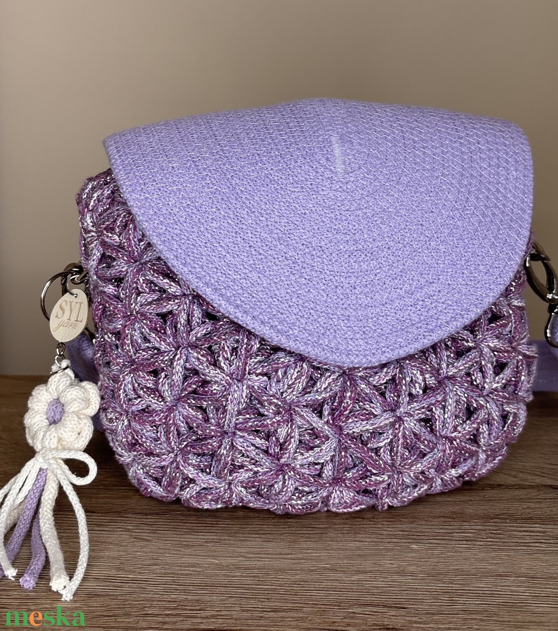 Jázmin crossbody táska - táska & tok - kézitáska & válltáska - vállon átvethető táska - Meska.hu