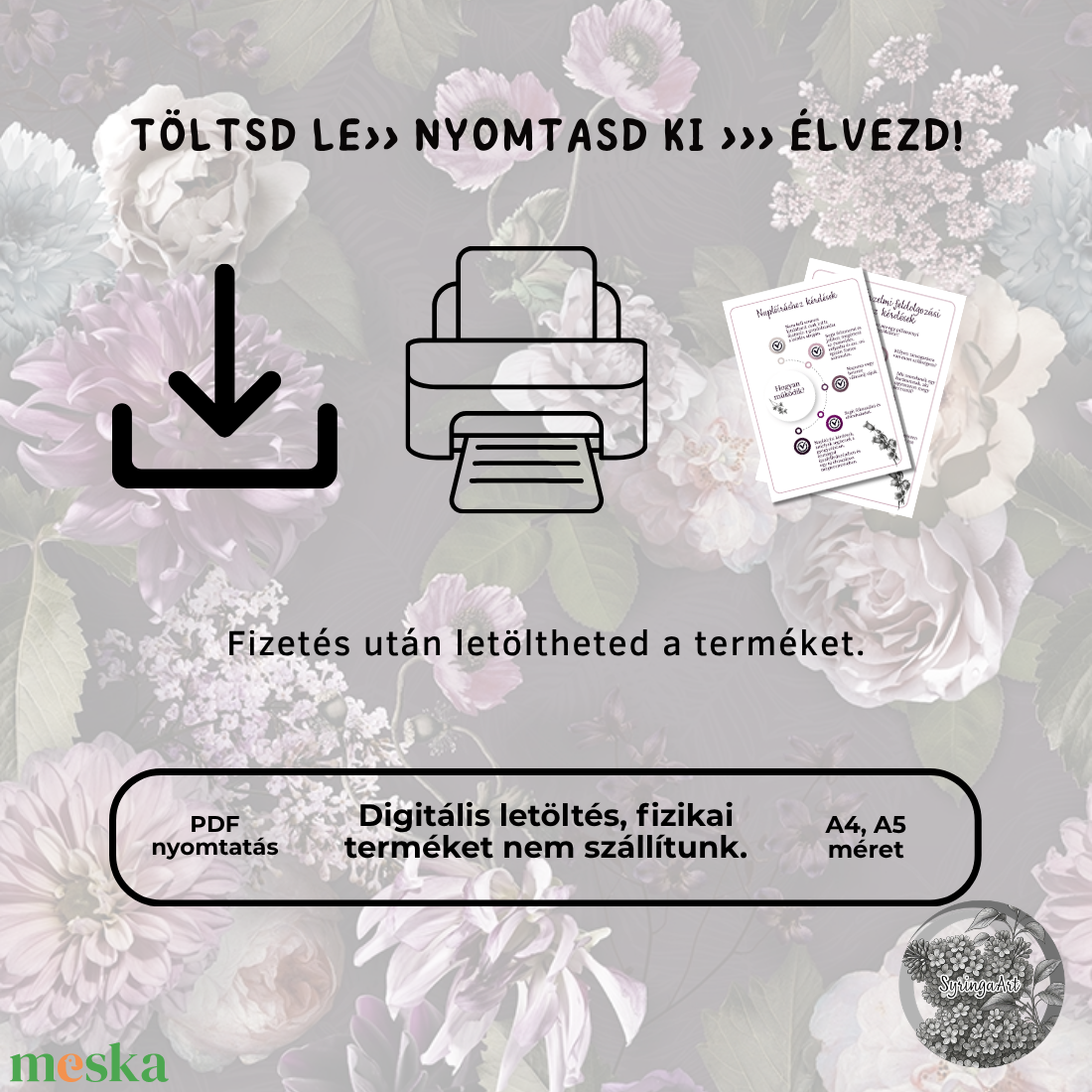 Új élet a gyerekek kirepülése után- Naplózáshoz kérdések - otthon & életmód - papír, írószer - jegyzetfüzet & napló - Meska.hu