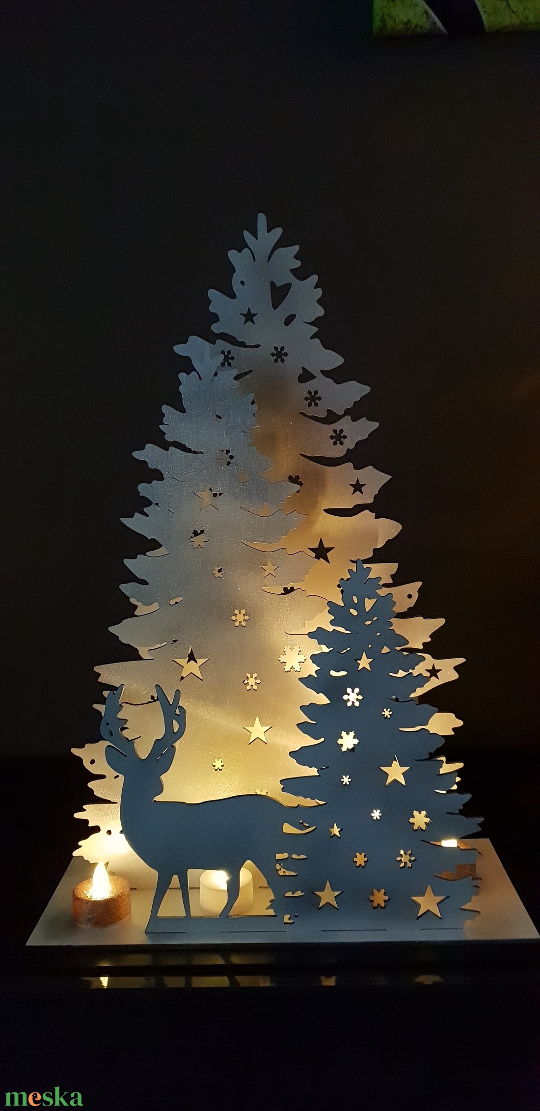 Havas fenyő erdő karcsonyi dekoráció - karácsony - karácsonyi lakásdekoráció - Meska.hu