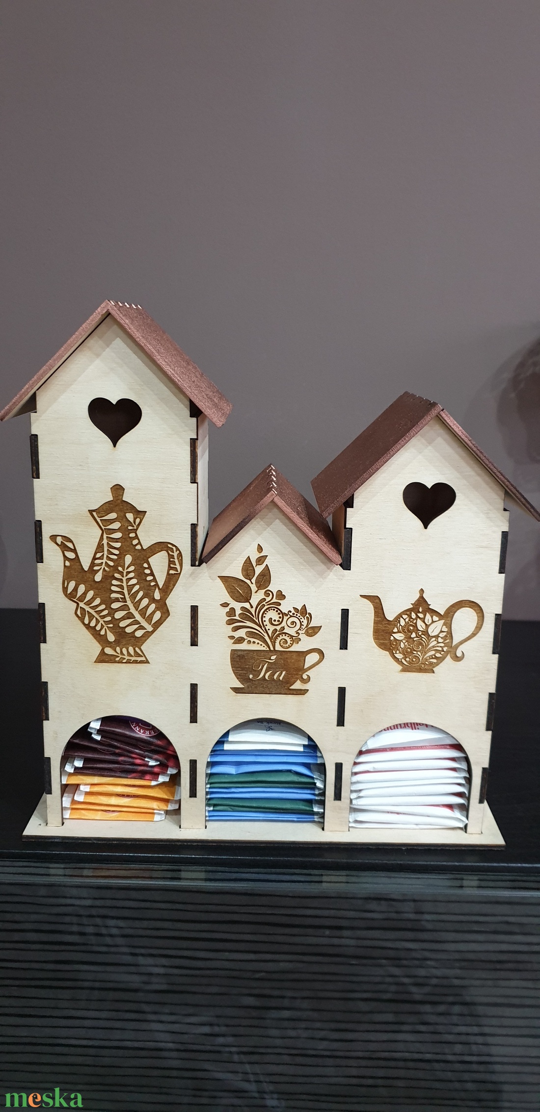 Teatartó házikó - otthon & életmód - konyhafelszerelés, tálalás - konyhai tárolás - tea & kávé tárolás - Meska.hu Teatartó házikó - otthon & életmód - konyhafelszerelés, tálalás - konyhai tárolás - tea & kávé tárolás - Meska.hu