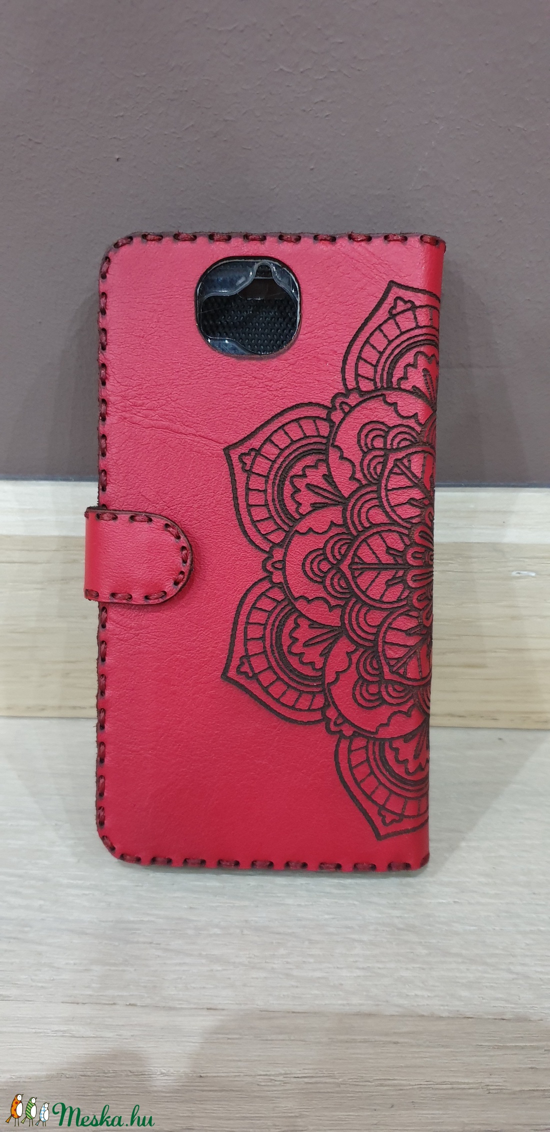 Mandalás egyedi készítésű gravírozott bőr telefon tok - - Meska.hu Mandalás egyedi készítésű gravírozott bőr telefon tok - - Meska.hu