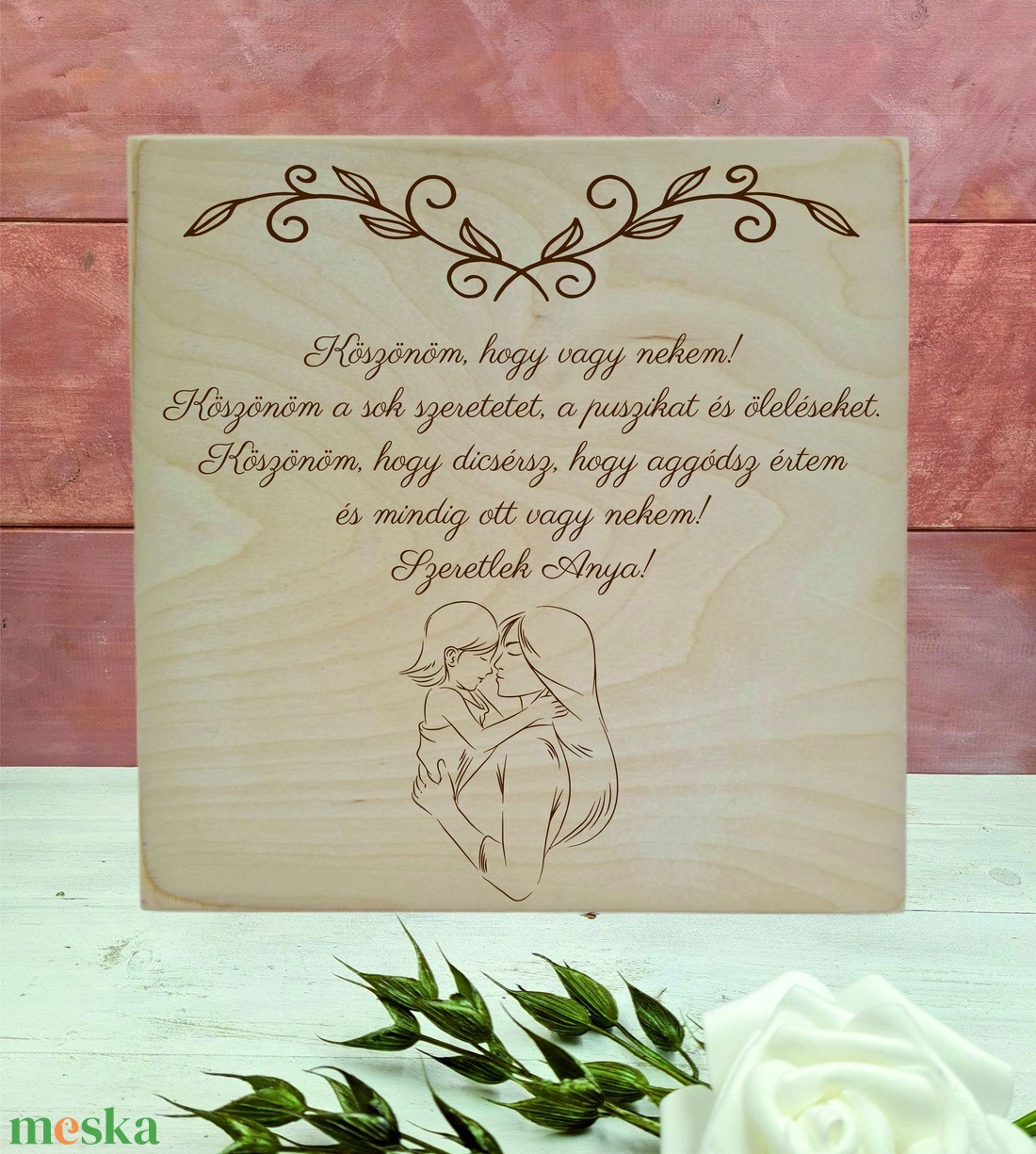 Anyák napi teás doboz - otthon & életmód - dekoráció - asztal és polc dekoráció - díszdoboz - Meska.hu