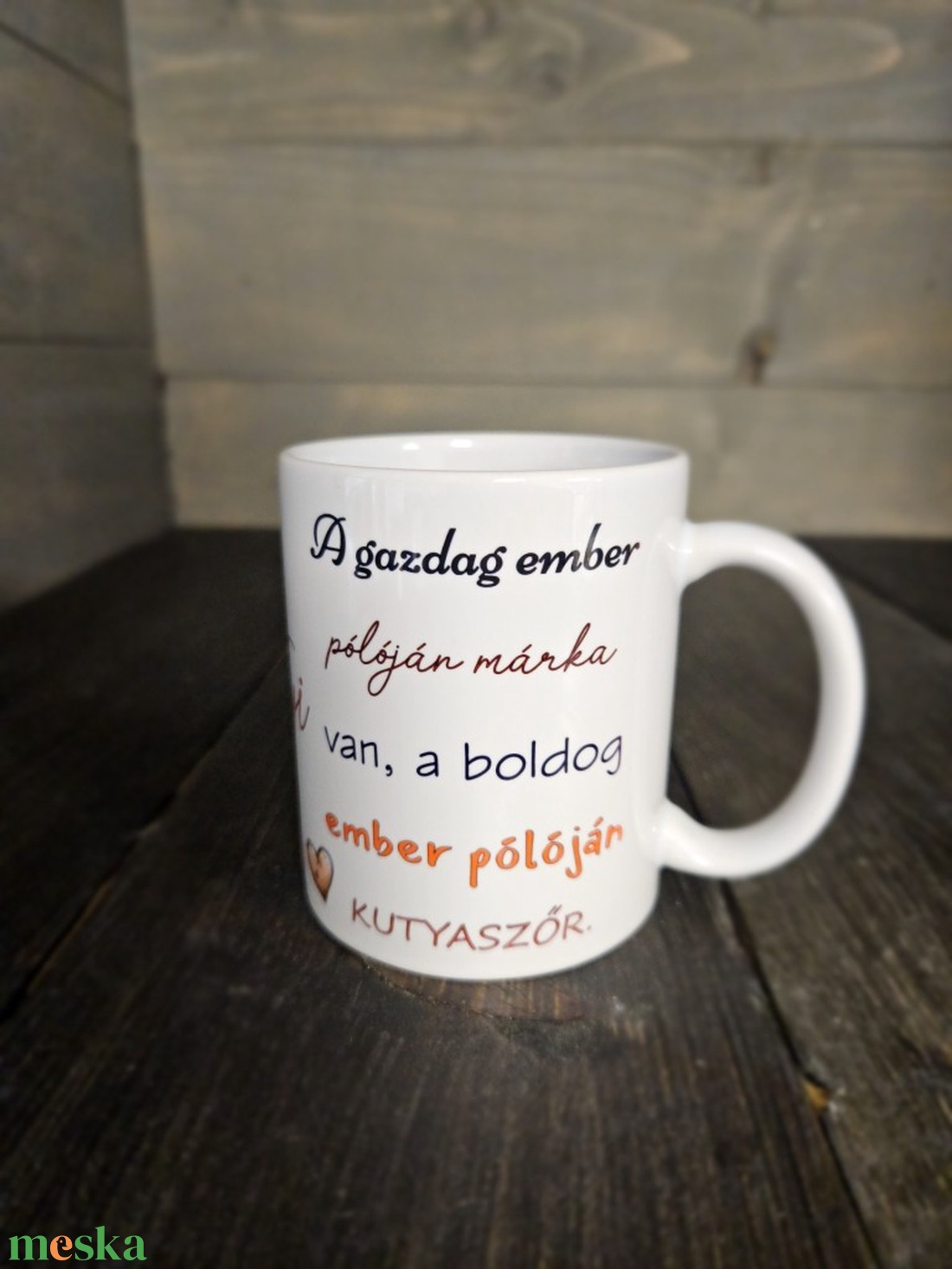 Cuki tacskó lány mintás bögre - otthon & életmód - konyhafelszerelés, tálalás - tálalás - bögre & csésze - Meska.hu
