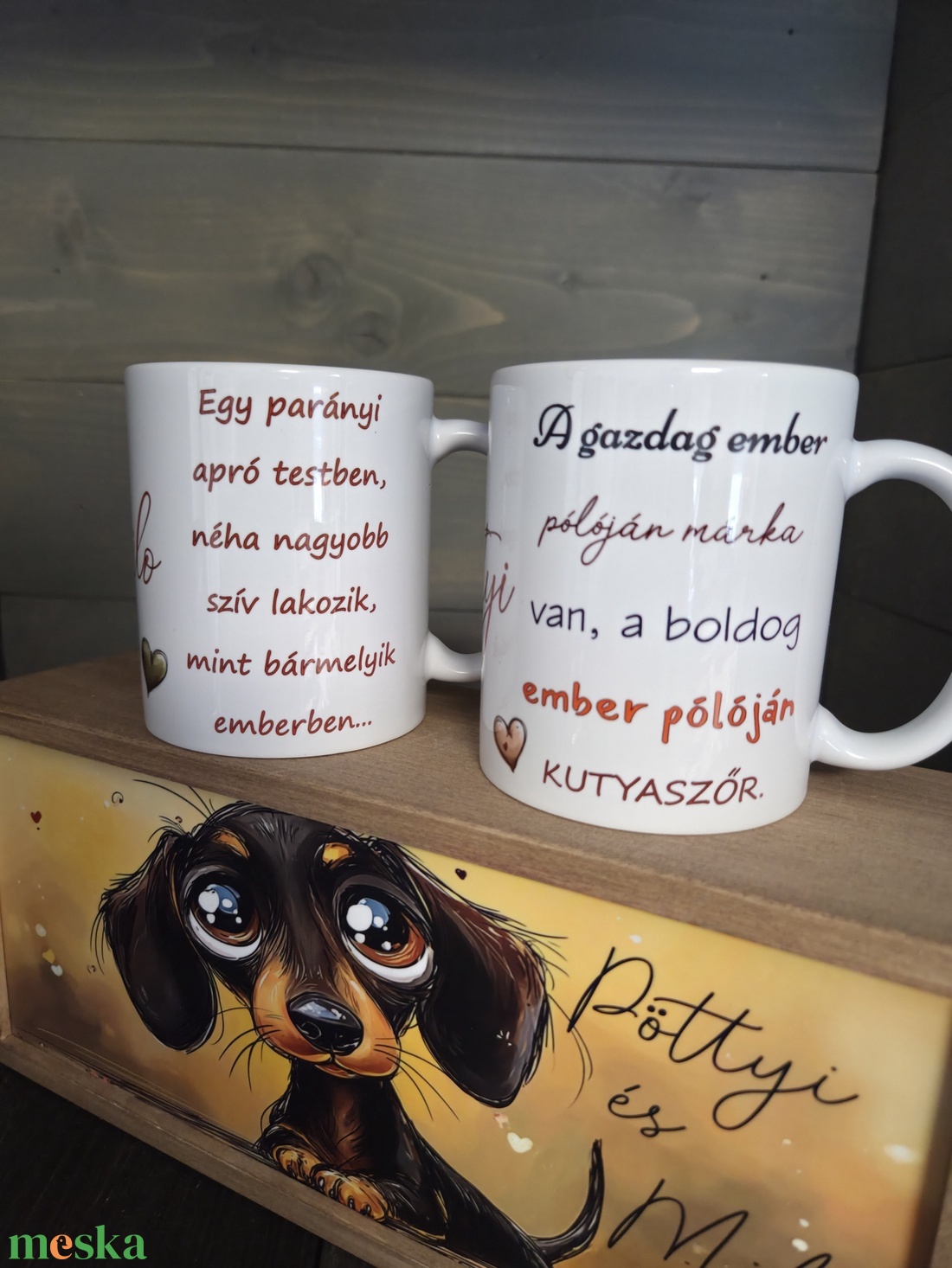 MySweetDog Tacskók Sissydesign ajándékcsomag díszdobozban - otthon & életmód - kisállatoknak - más házikedvenceknek - Meska.hu