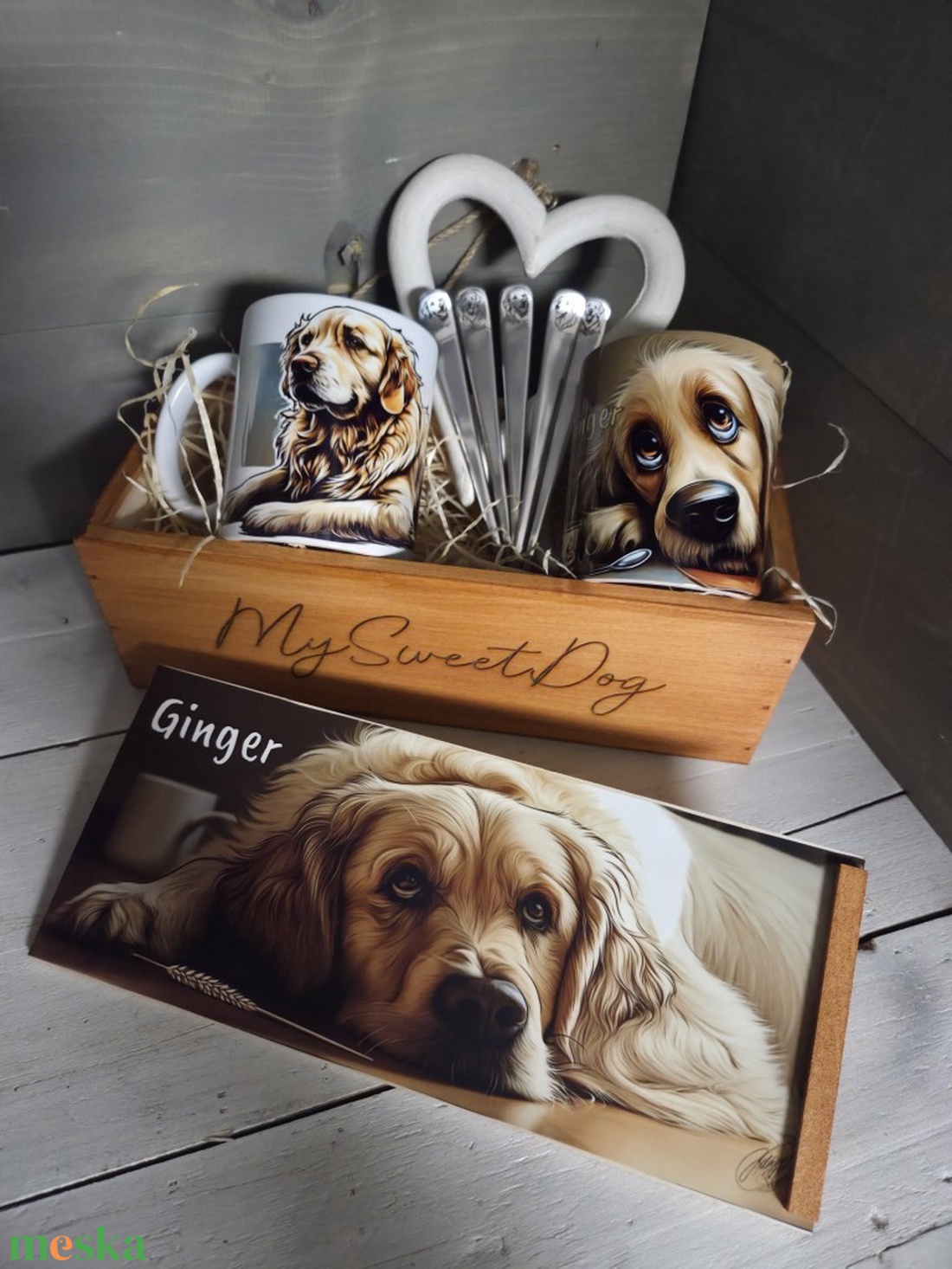 MySweetDog Golden Retriever Sissydesign ajándékcsomag - otthon & életmód - kisállatoknak - más házikedvenceknek - Meska.hu