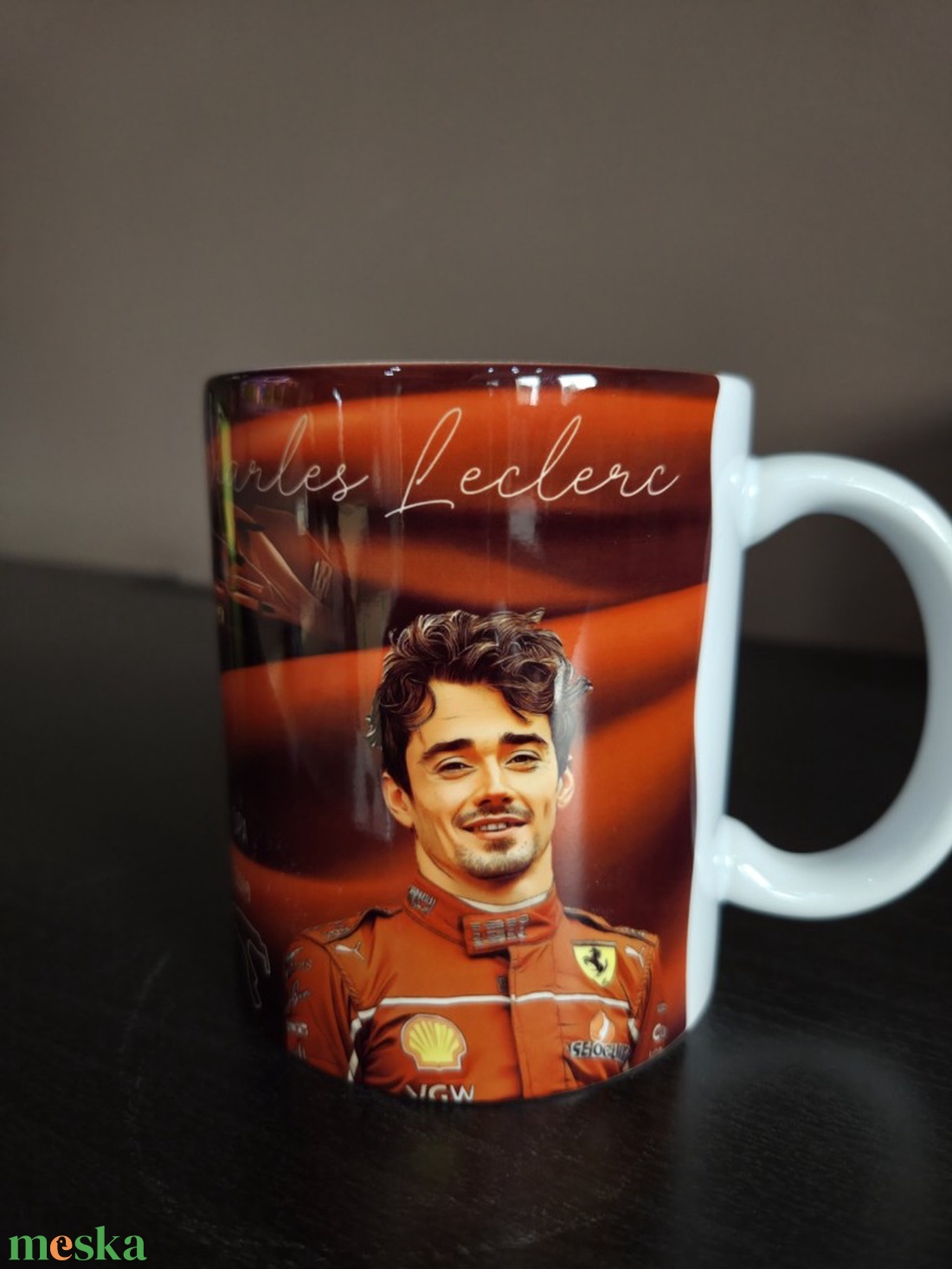 F1 Lewis Hamilton és Charles Leclerc ajándékcsomag rajongóknak - otthon & életmód - konyhafelszerelés, tálalás - tálalás - bögre & csésze - Meska.hu