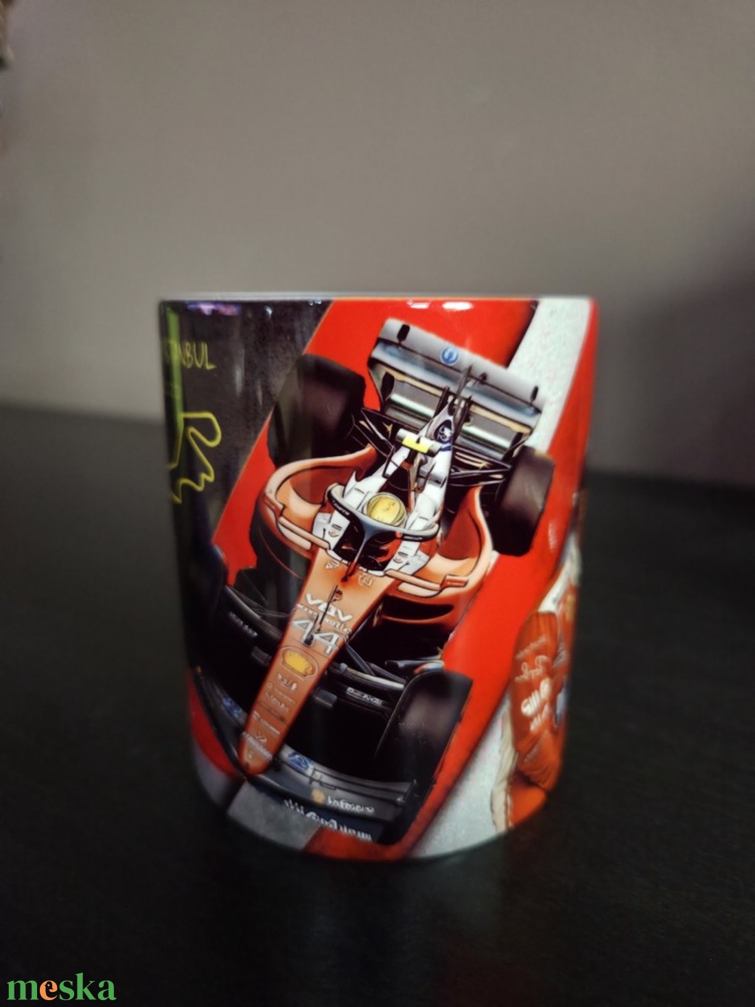 F1 Lewis Hamilton ajándékcsomag rajongóknak - otthon & életmód - konyhafelszerelés, tálalás - tálalás - bögre & csésze - Meska.hu