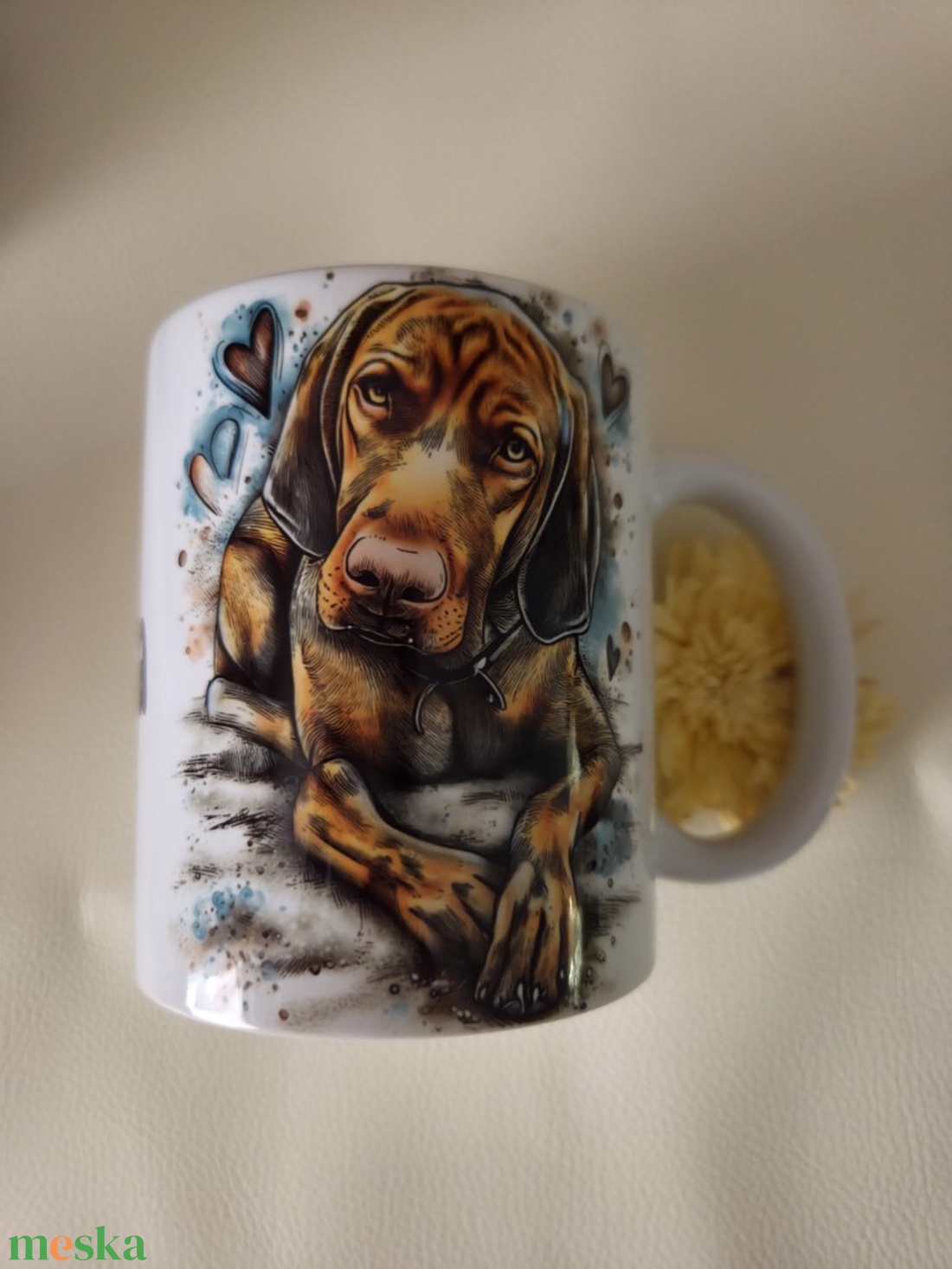 Vizsla kutyás cuki bögre - otthon & életmód - konyhafelszerelés, tálalás - tálalás - bögre & csésze - Meska.hu