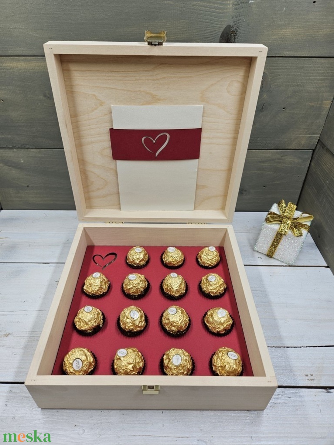 Legjobb Anya ajándékcsomag díszdobozban, Üres doboz+kivehető teabetét - otthon & életmód - konyhafelszerelés, tálalás - konyhai tárolás - tea & kávé tárolás - Meska.hu