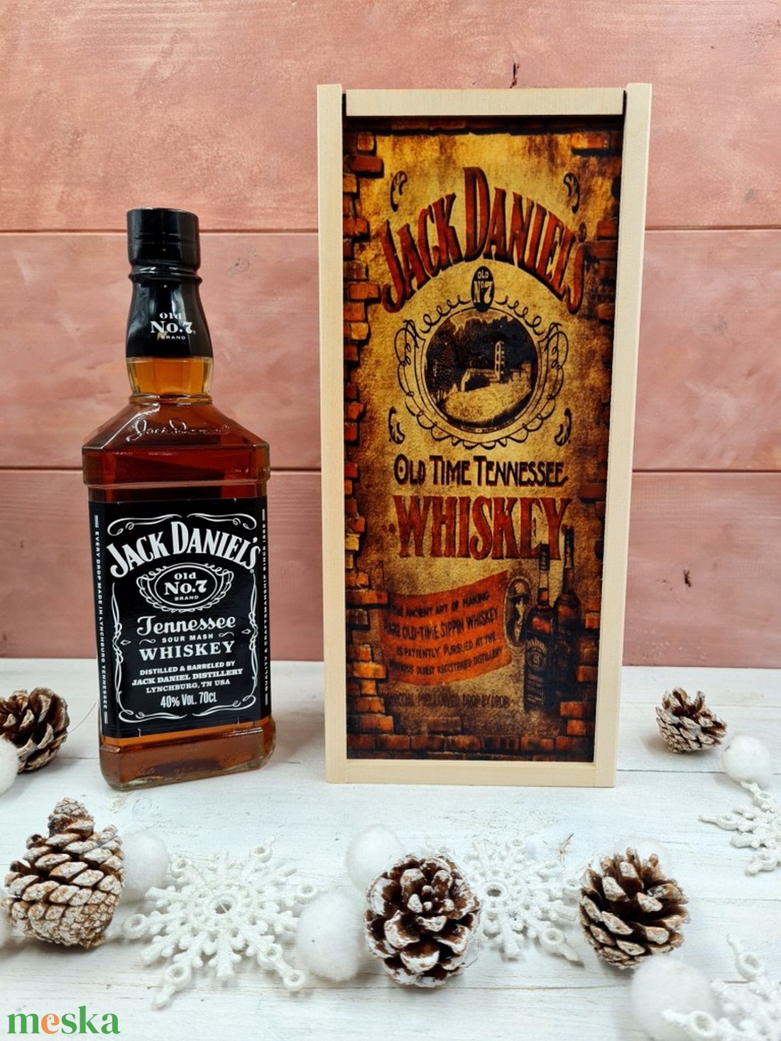 Whiskeys italos ajándékdoboz szülinapra - otthon & életmód - konyhafelszerelés, tálalás - italos kellékek - italtartó - Meska.hu