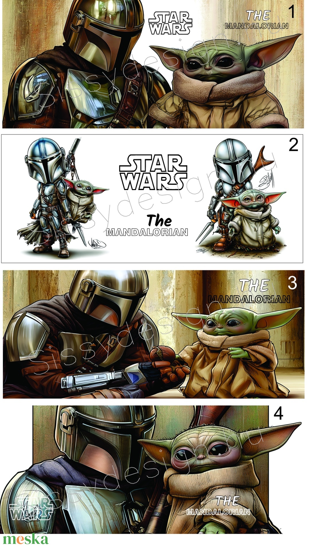Egyedi ajándék bögreszett Star Wars film rajongóknak - otthon & életmód - konyhafelszerelés, tálalás - tálalás - bögre & csésze - Meska.hu
