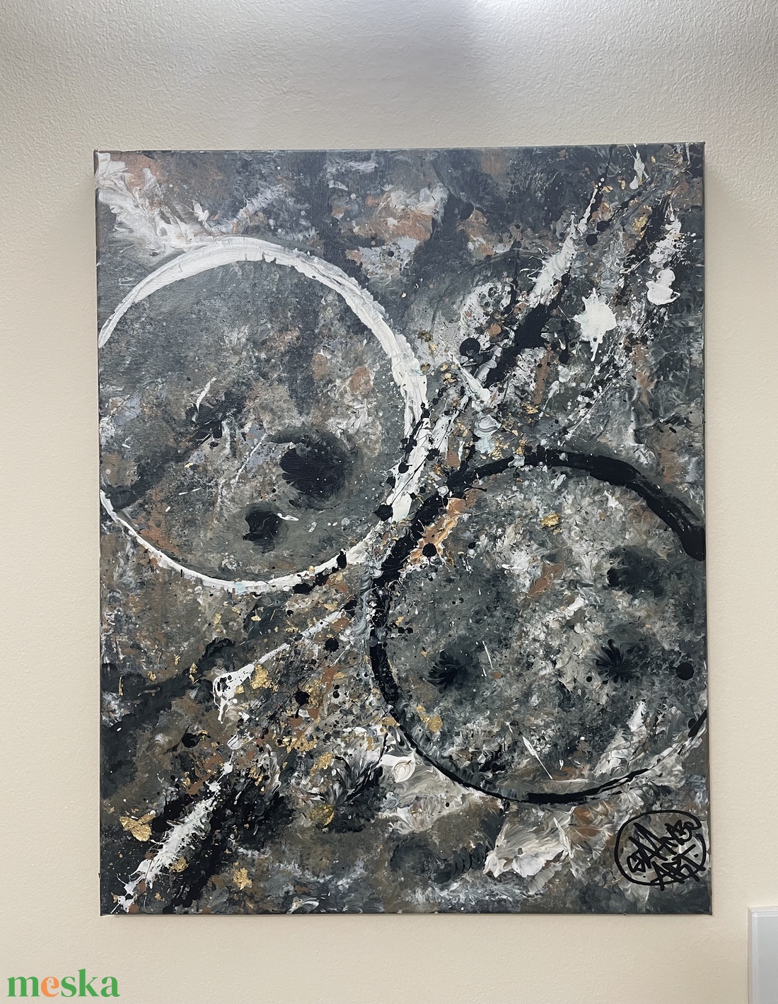 A jó és a rossz  - művészet - festmény - akril - Meska.hu