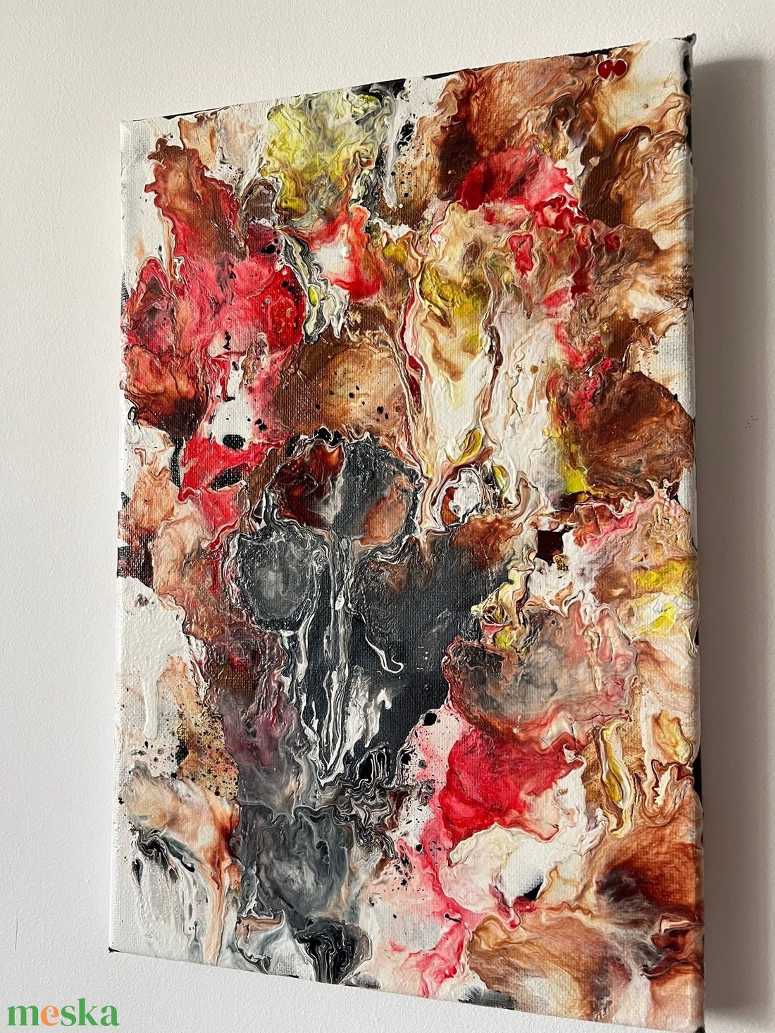 Absztrakt festmény  - művészet - festmény - akril - Meska.hu