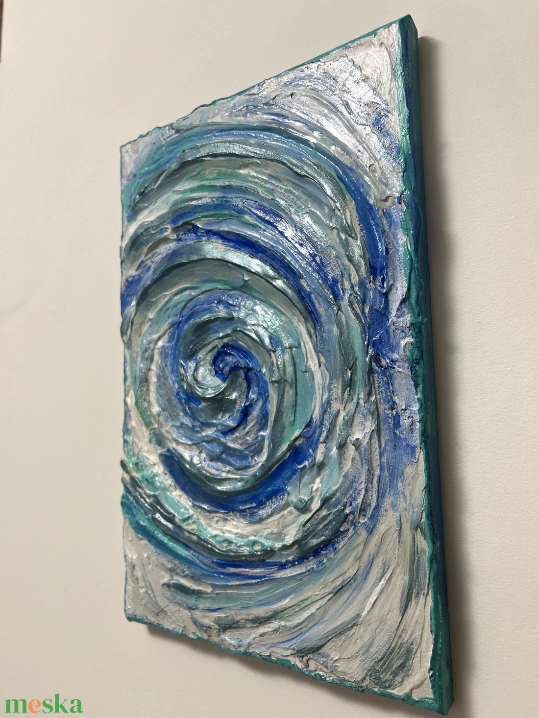 Morajló Jégtáblák  - művészet - festmény - akril - Meska.hu