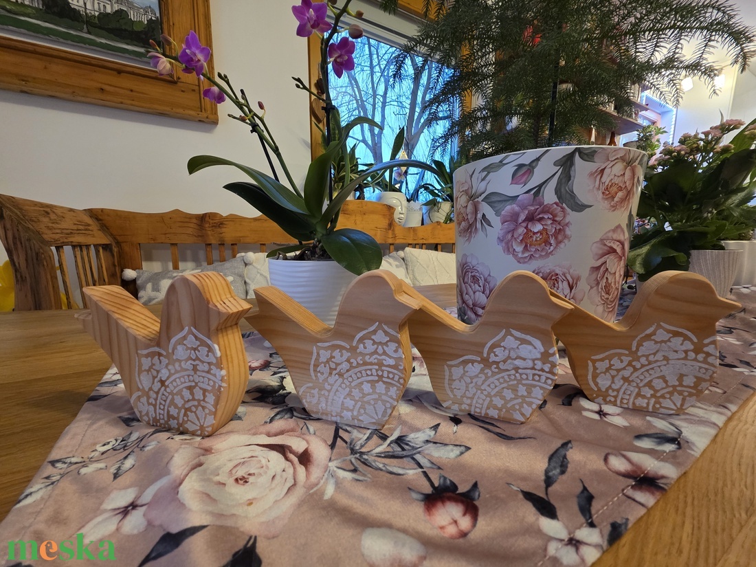 Madár mandala mintával  - otthon & életmód - dekoráció - asztal és polc dekoráció - asztaldísz - Meska.hu